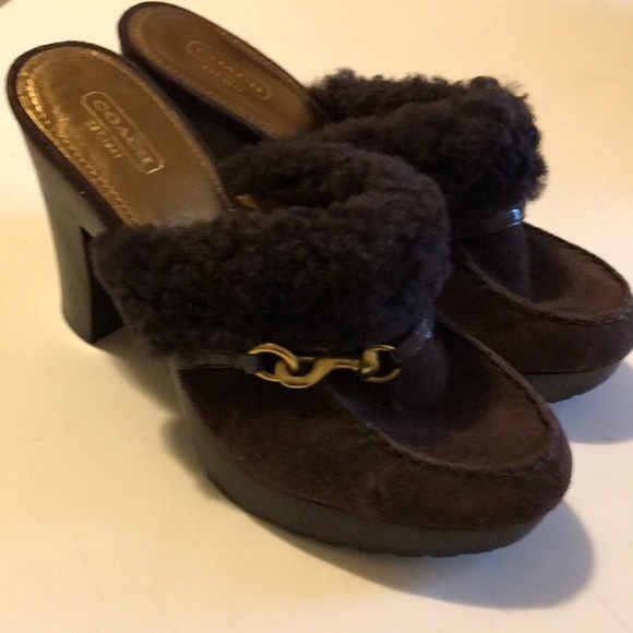 NWOT COACH IDYLE PLATFORM CLOGS - Picture 3 of 7